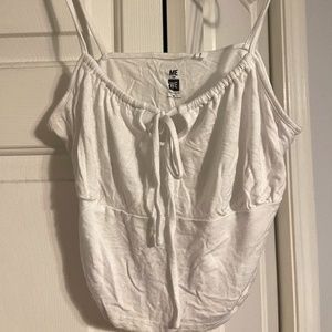 White Crop Top by MeToWe
